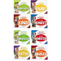 Excellerations® English & Spanish Let’s Talk About My Relationships Book Set of 8