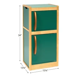 Excellerations® EverGrow™ Rubberwood Play Kitchen - Refrigerator