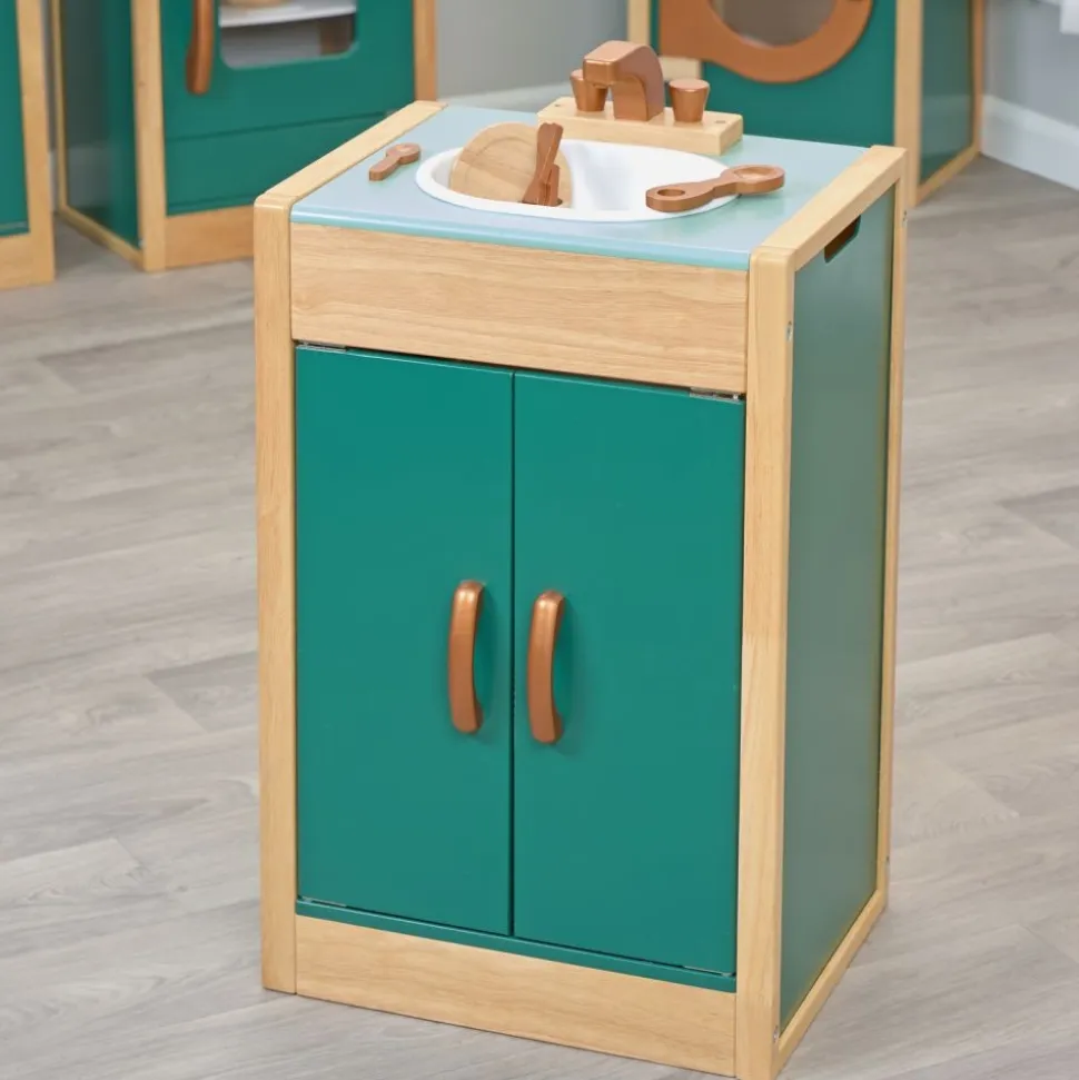 Excellerations® EverGrow™ Rubberwood Play Kitchen - Sink