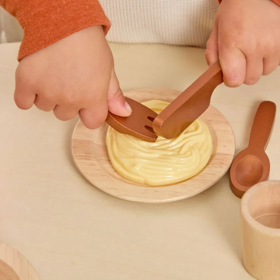 Excellerations® EverGrow™ Rubberwood Play Kitchen - Cookware
