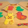 Excellerations® Extra-Large Animal Lacing Shapes - 9 Cards, 27 Laces
