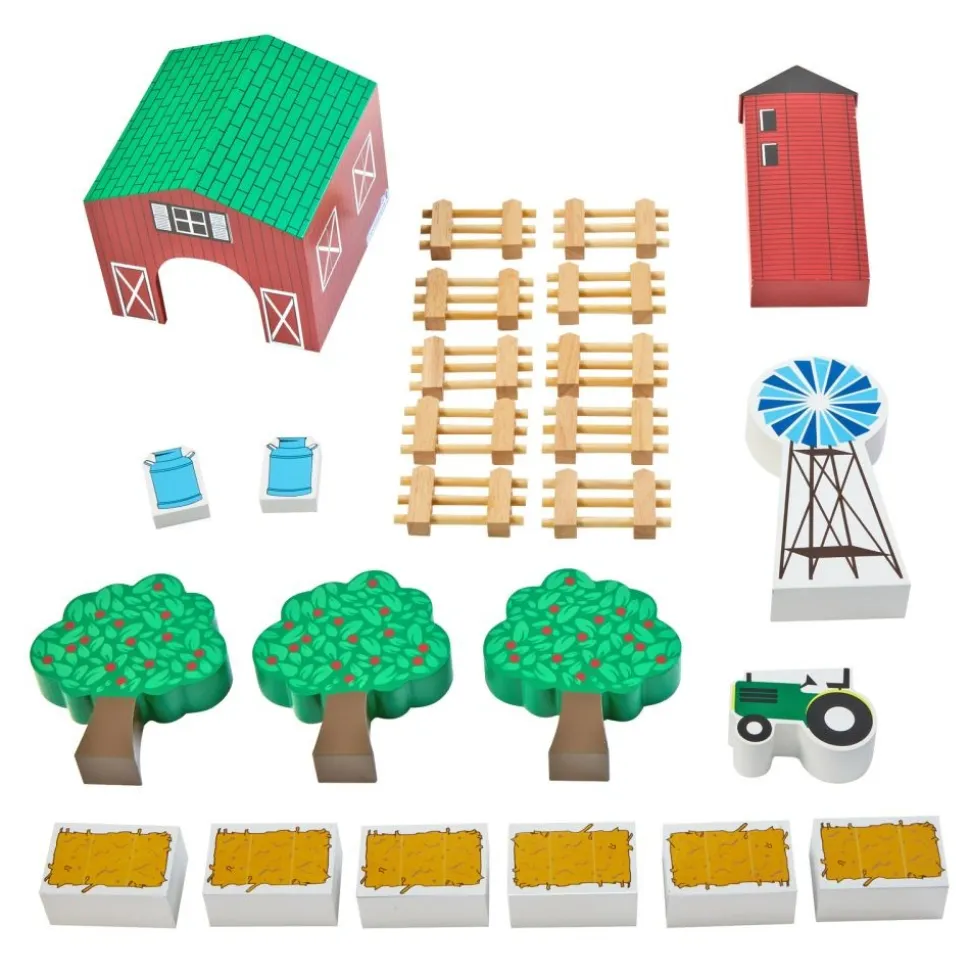 Excellerations® Farm Block Play Set - 25 Pieces