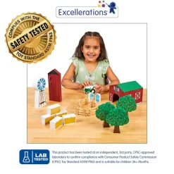 Excellerations® Farm Block Play Set - 25 Pieces