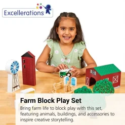 Excellerations® Farm Block Play Set - 25 Pieces