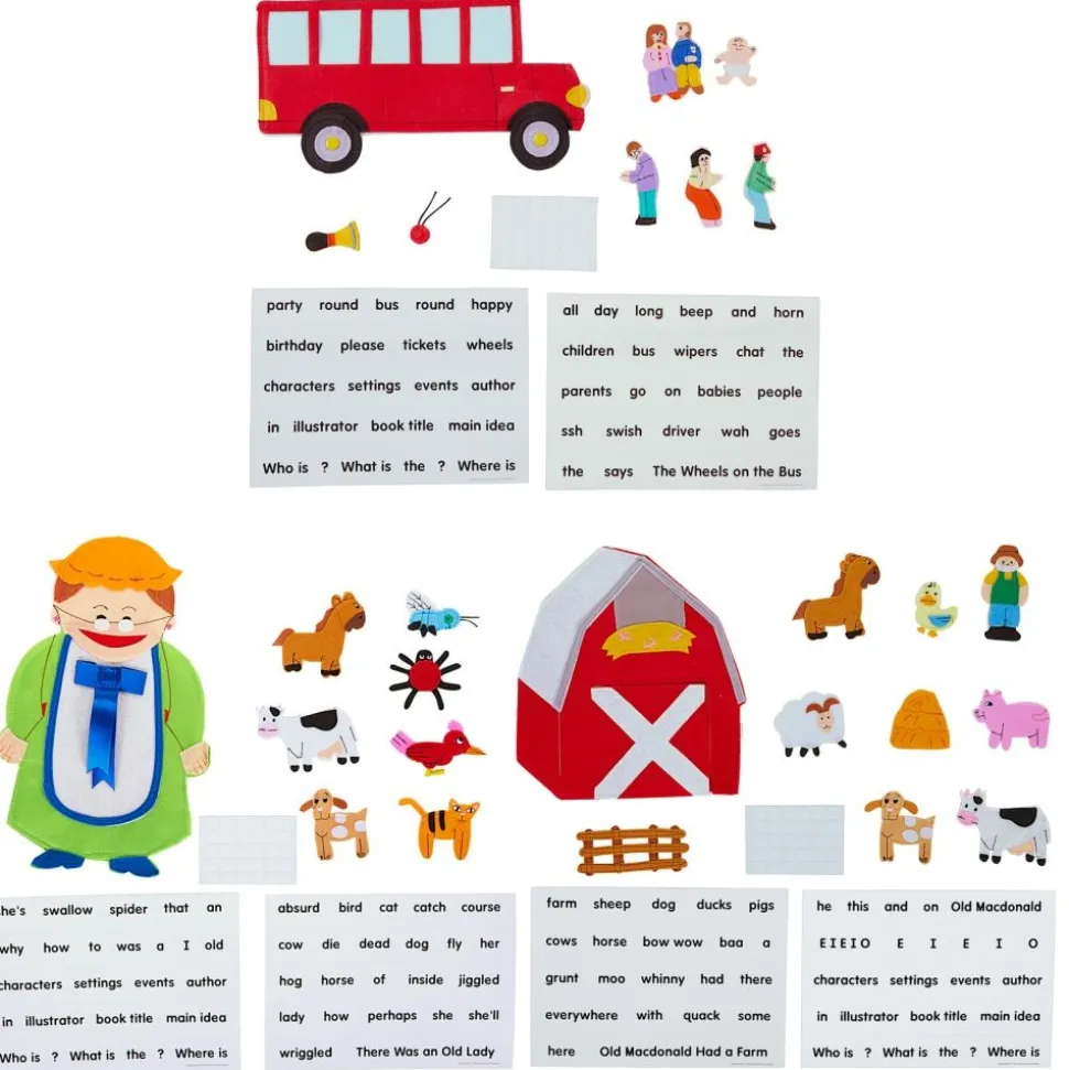 Excellerations® Felt Story Sets - Set of All 3