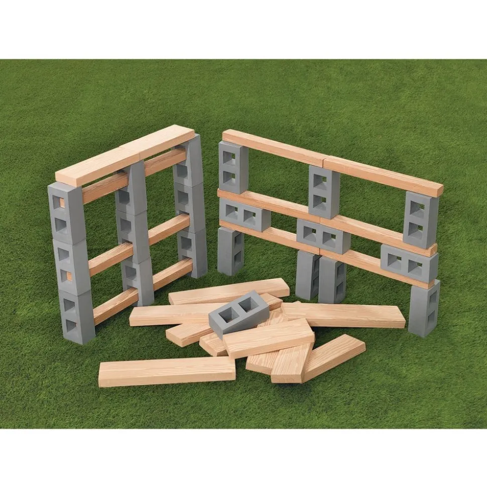 Excellerations® Foam Floor Blocks & Planks 44 pieces