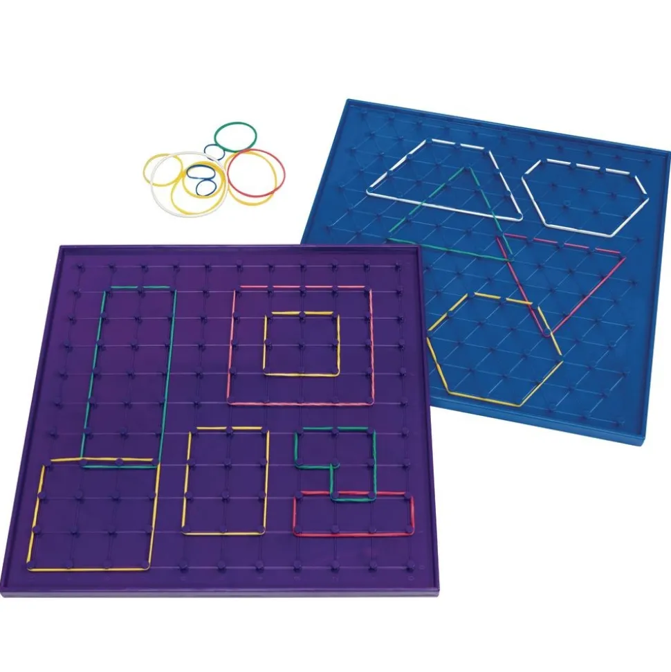 Excellerations® 9" Geoboards - Set of 6