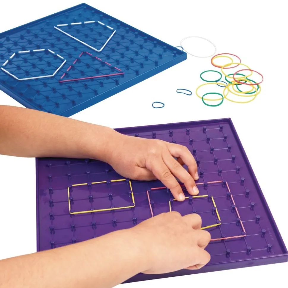 Excellerations® 9" Geoboards - Set of 6