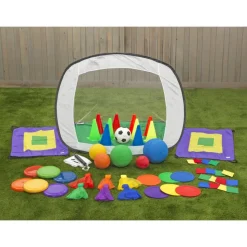 Excellerations® Get Out & Get Moving Kit without Hula Hoops- 53 Pieces