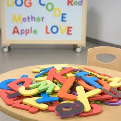 Excellerations® Giant Foam Magnetic Alphabet Letters & Numbers - 115 Pieces