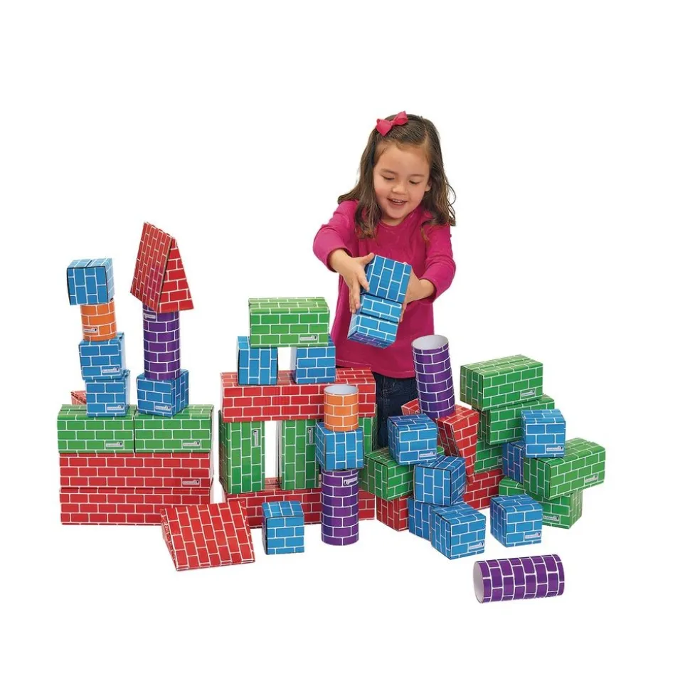 Excellerations® Giant Shapes Building Bricks - Set of 48