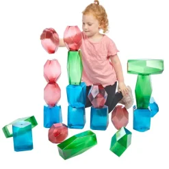 Excellerations® Giant Stacking Gems - Set of 20