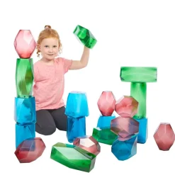 Excellerations® Giant Stacking Gems - Set of 20