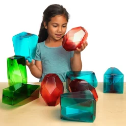 Excellerations® Giant Stacking Gems - Set of 20