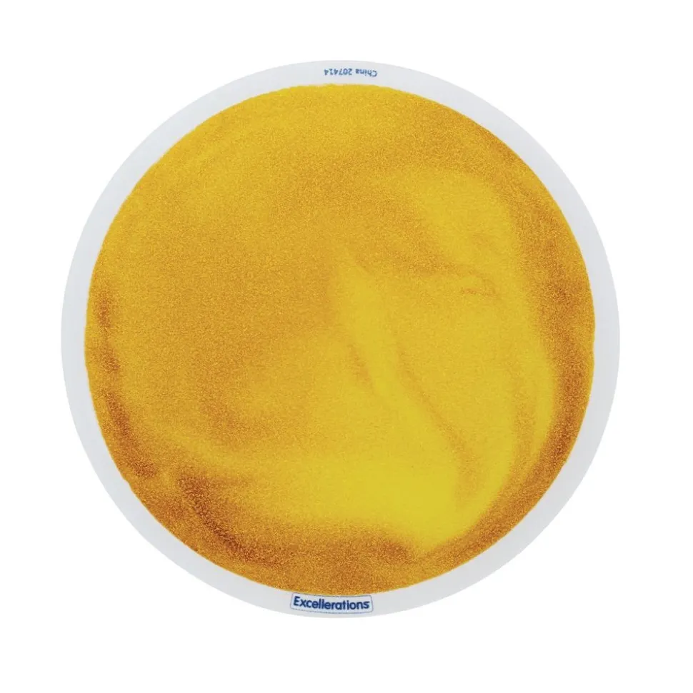 Excellerations® Glitter Circle Liquid Tiles - Set of 5