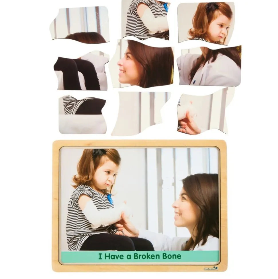 Excellerations® Healthy Kids Handle With Special Care - Set of 9 Wooden Puzzles