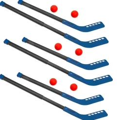 Excellerations® Hockey Sticks with Balls - Set of 6