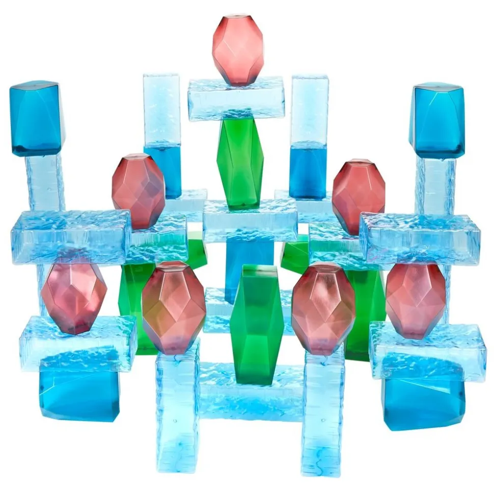 Excellerations® Ice Blocks & Stacking Gems - Set of 40