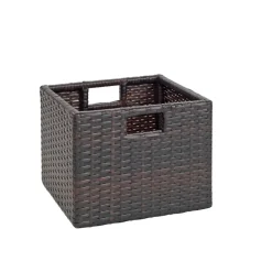 Excellerations® Indoor/Outdoor Wicker Basket - Small indoor-outdoor baskets for kids