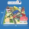 Excellerations® JourneyJunction™ Build & Block Logic Puzzle Rural