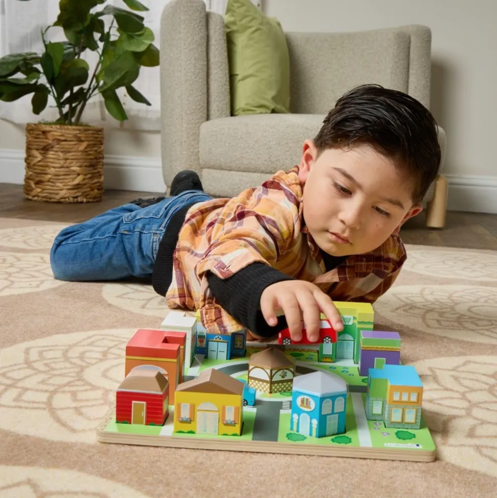 Excellerations® JourneyJunction™ Build & Block Logic Puzzle Town