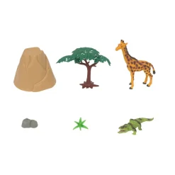 Excellerations® Jungle Animal Bucket - Set of 31 Pieces