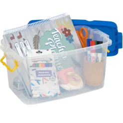 Excellerations® Large Storage Bin with Clip-Handle Lid