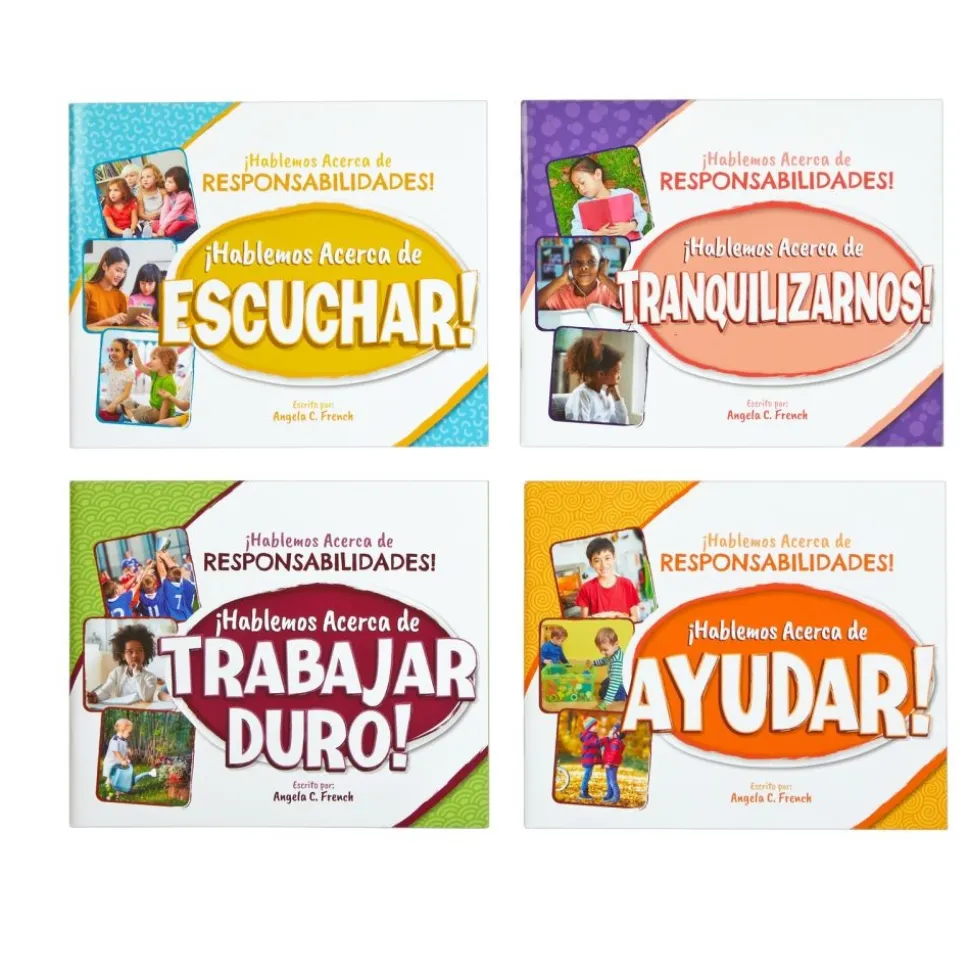 Excellerations® Let’s Talk About Responsibilities Spanish Book Set of 4