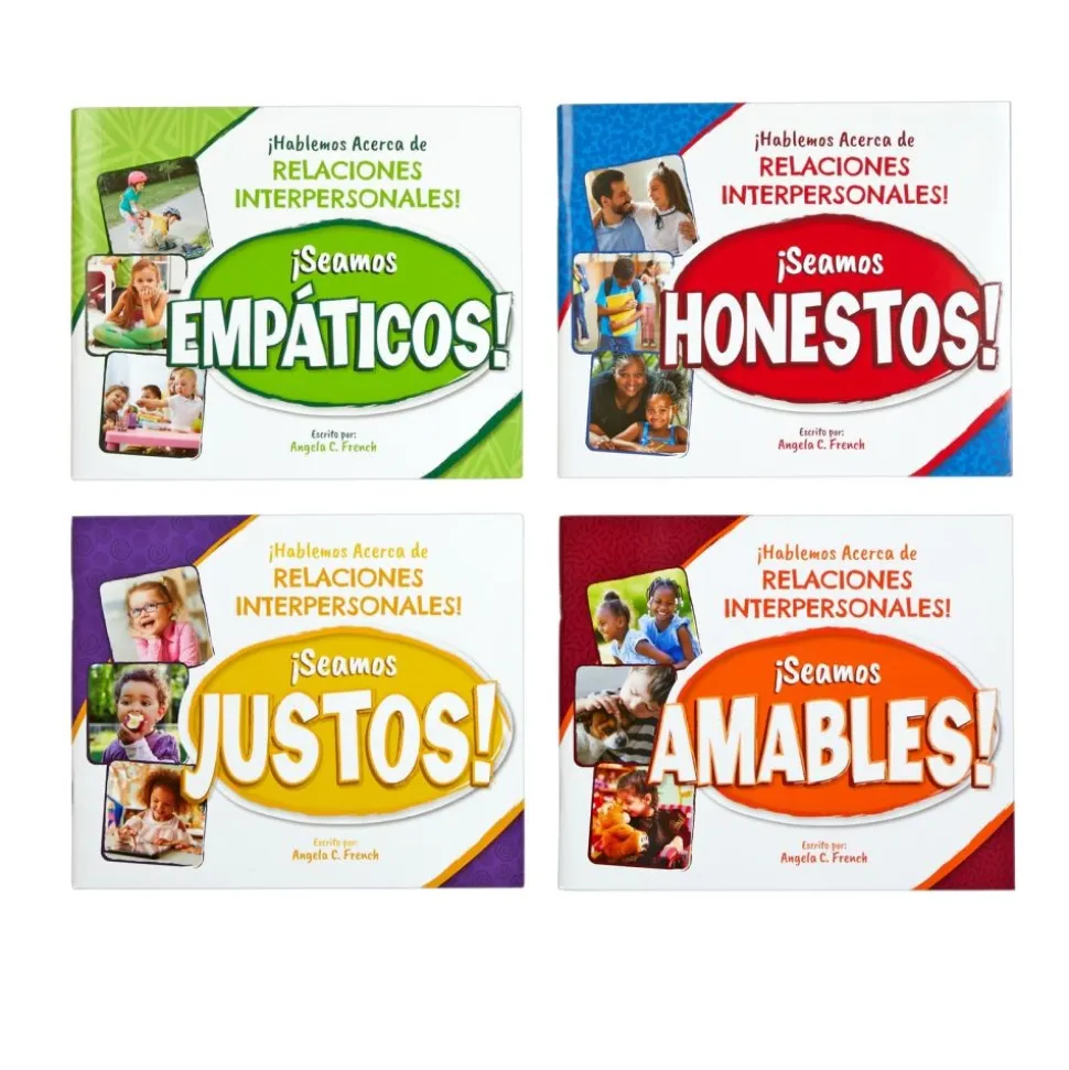 Excellerations® Let’s Talk About My Relationships Spanish Book Set of 4