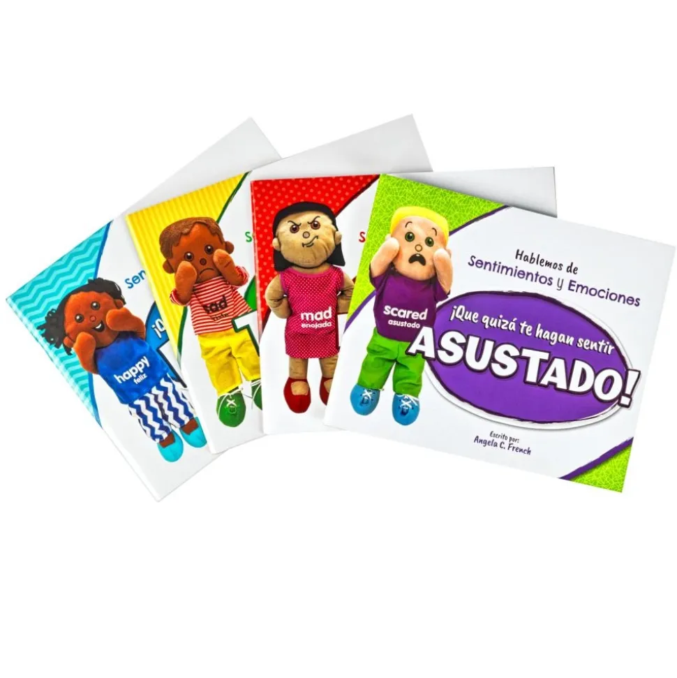 Excellerations® Let’s Talk About Feelings and Emotions Spanish Books Set 1