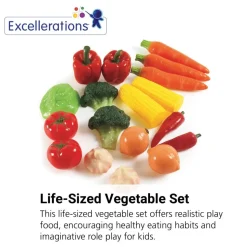 Excellerations® Life-Sized Vegetable Set - 18 Pieces