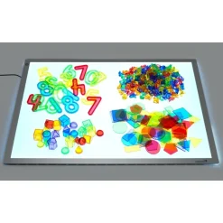 Excellerations® Light Table Math Bin - 296 Pieces