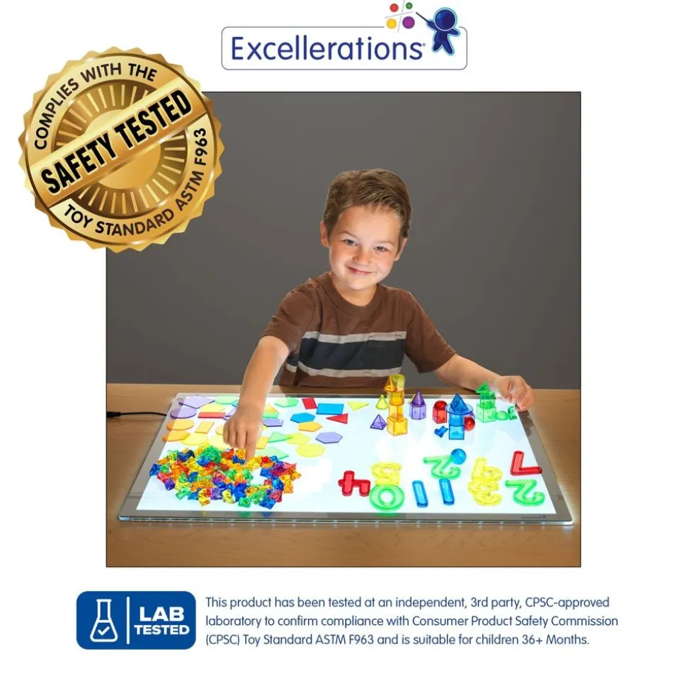 Excellerations® Light Table Math Bin - 296 Pieces