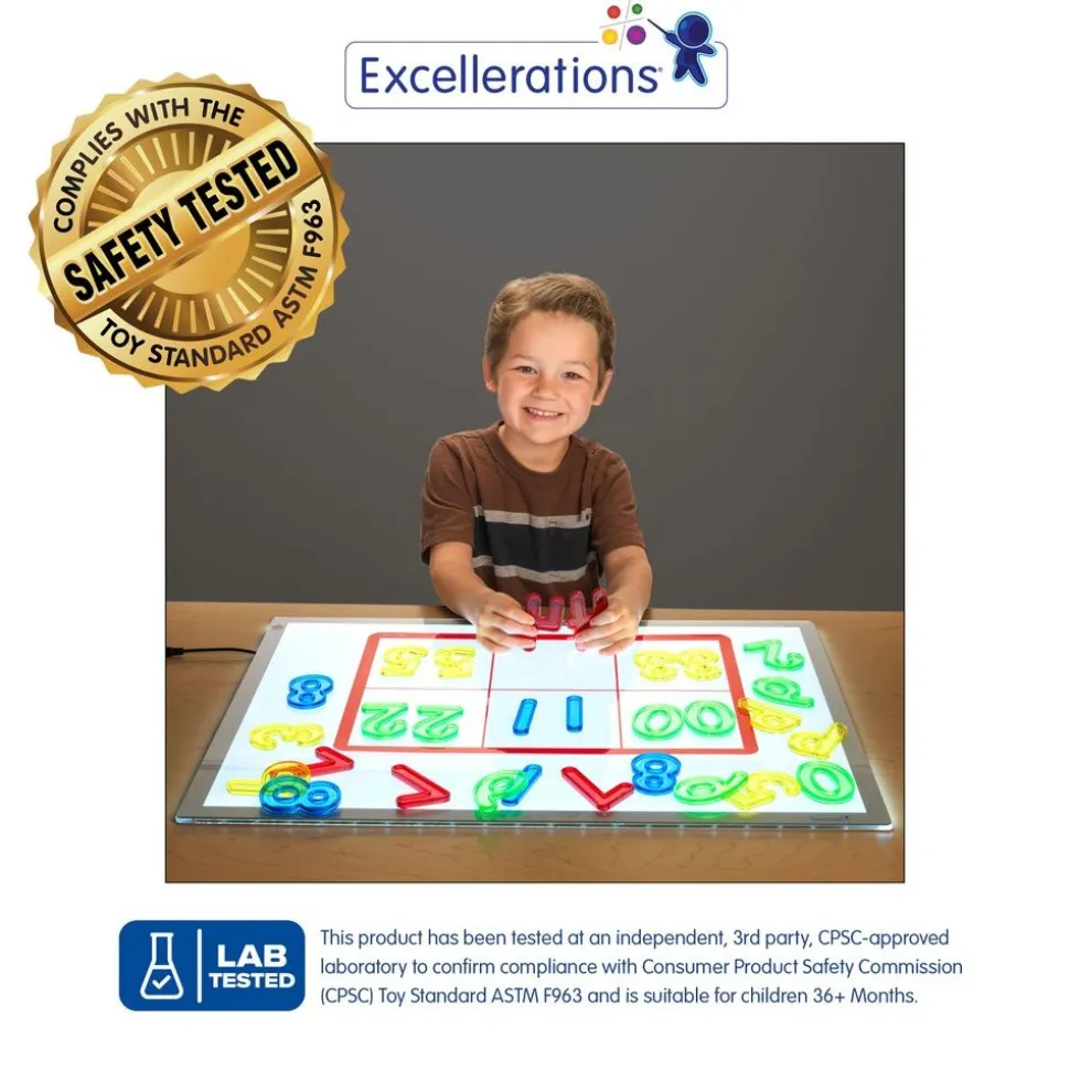 Excellerations® Light Table Math Mats - Set Of 6