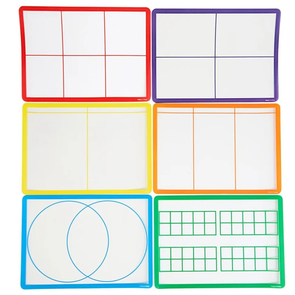 Excellerations® Light Table Math Mats - Set Of 6
