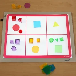 Excellerations® Light Table Math Mats - Set Of 6