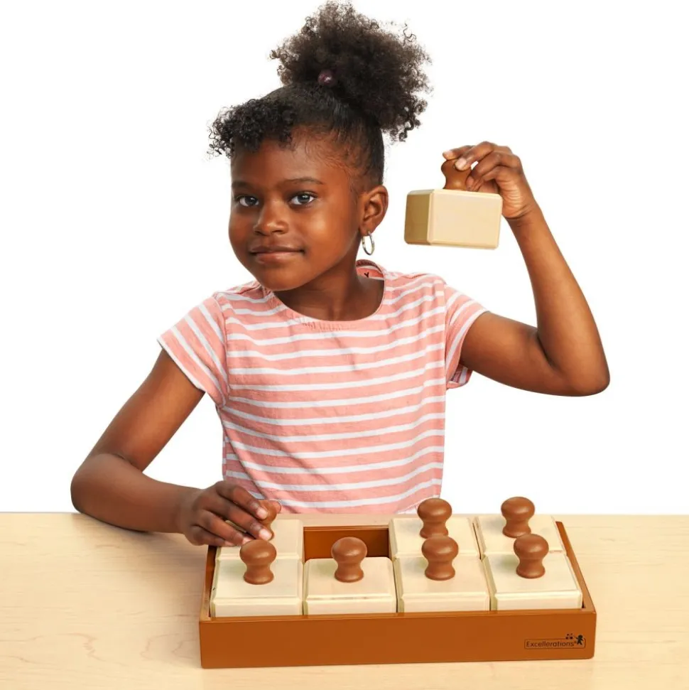 Excellerations® Listen and Match Wooden Shakers - Set of 8