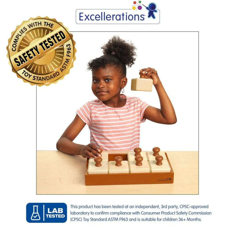 Excellerations® Listen and Match Wooden Shakers - Set of 8