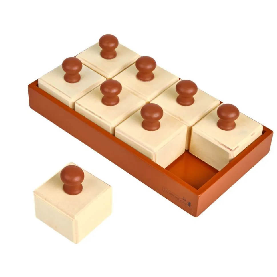 Excellerations® Listen and Match Wooden Shakers - Set of 8