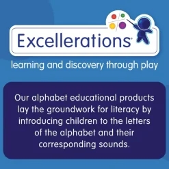 Excellerations® Lowercase Magnetic Letters Set - 40 Pieces