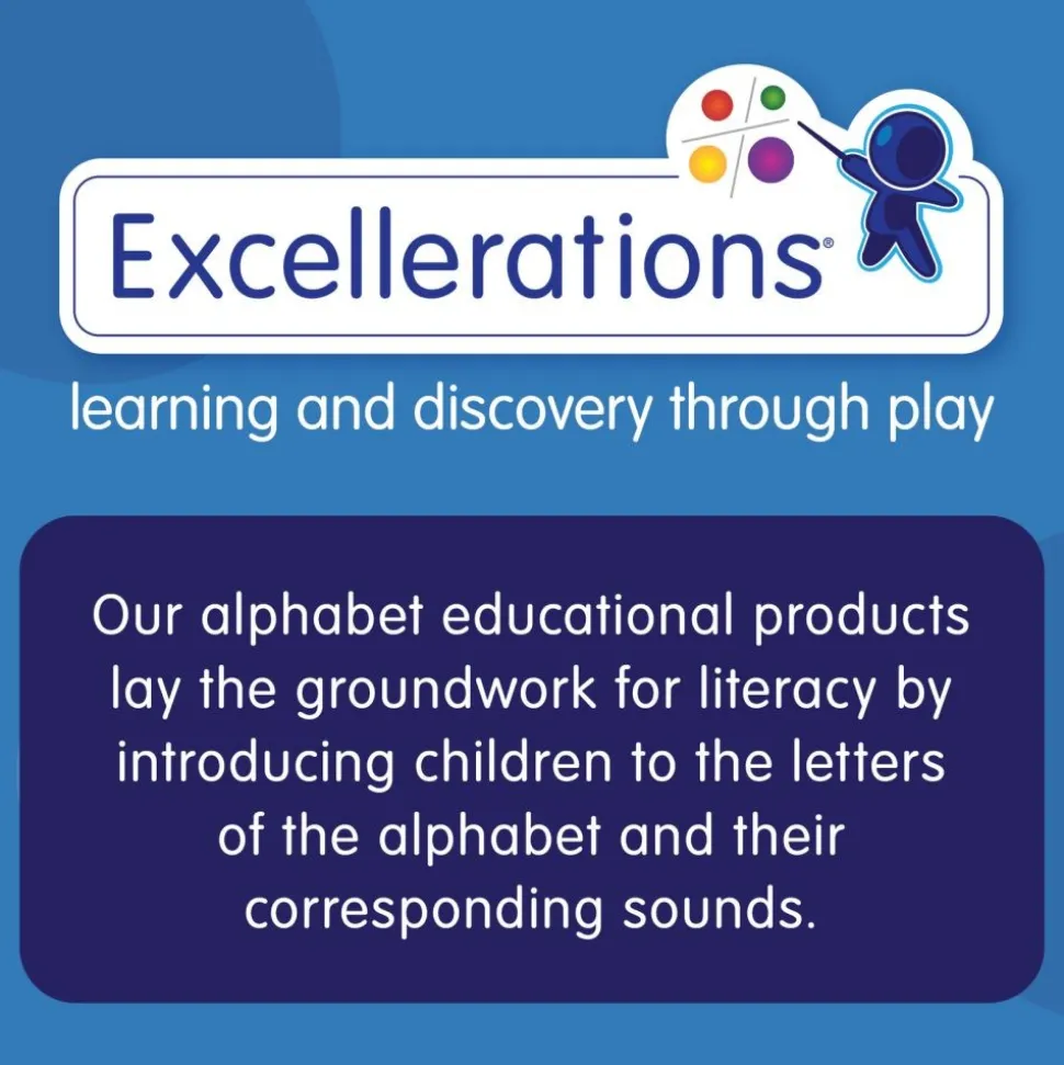 Excellerations® Lowercase Magnetic Letters Set - 40 Pieces