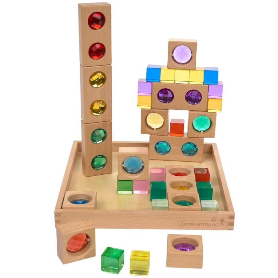 Excellerations® Macaron Blocks - 35 Pieces