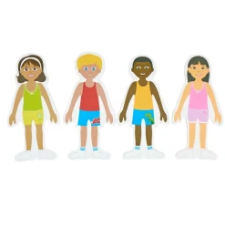 Excellerations® Magnetic Dressing Dolls - 80 Pieces
