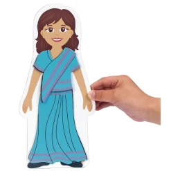 Excellerations® Magnetic Multicultural Dressing Dolls