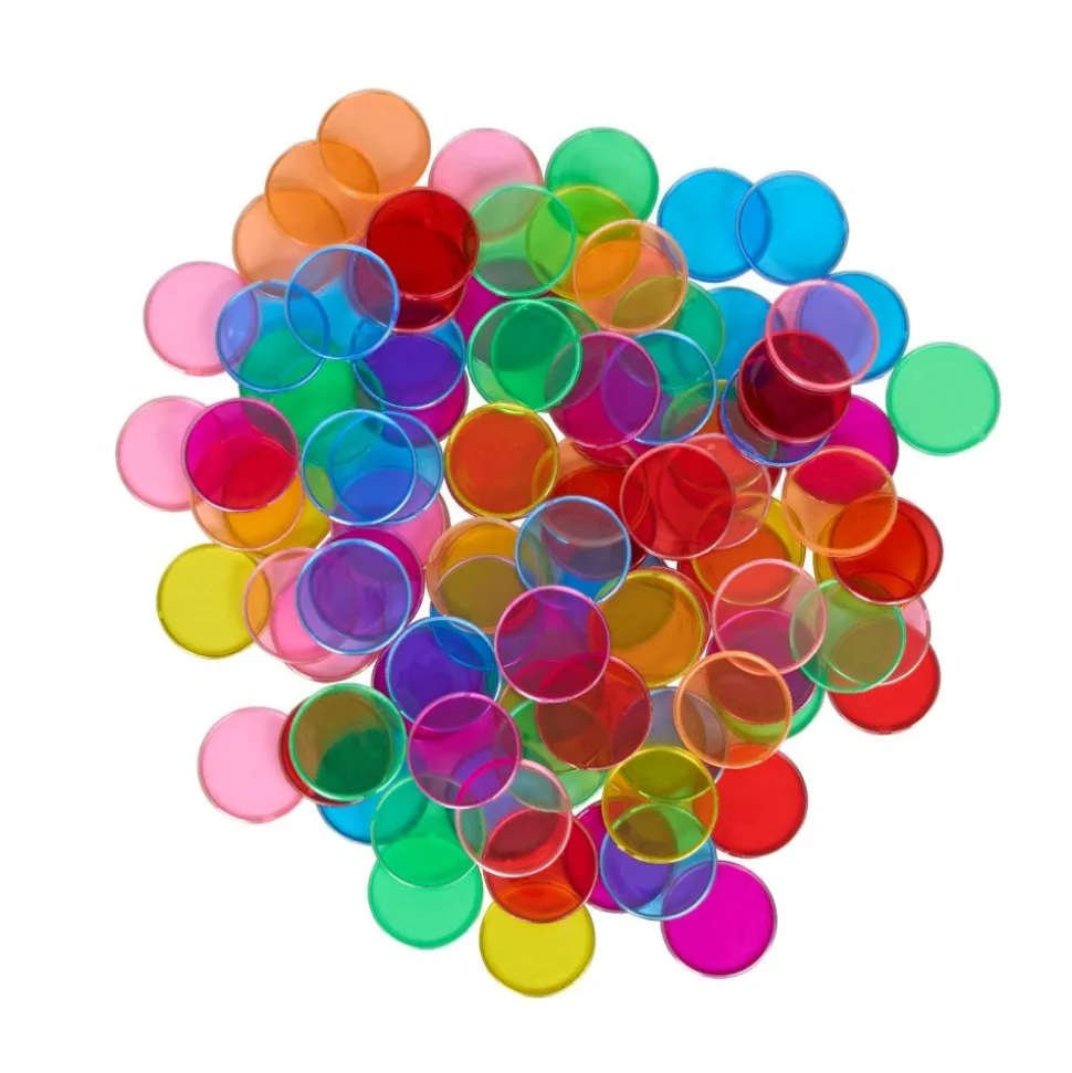 Excellerations® Metal-Edged Chips for Magnets - 100 Pieces