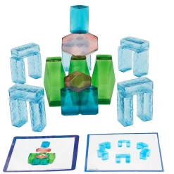 Excellerations® Mini Ice Blocks & Stacking Gems - Set of 66, 10 cards