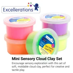 Excellerations® Mini Sensory Cloud Clay Set of 5