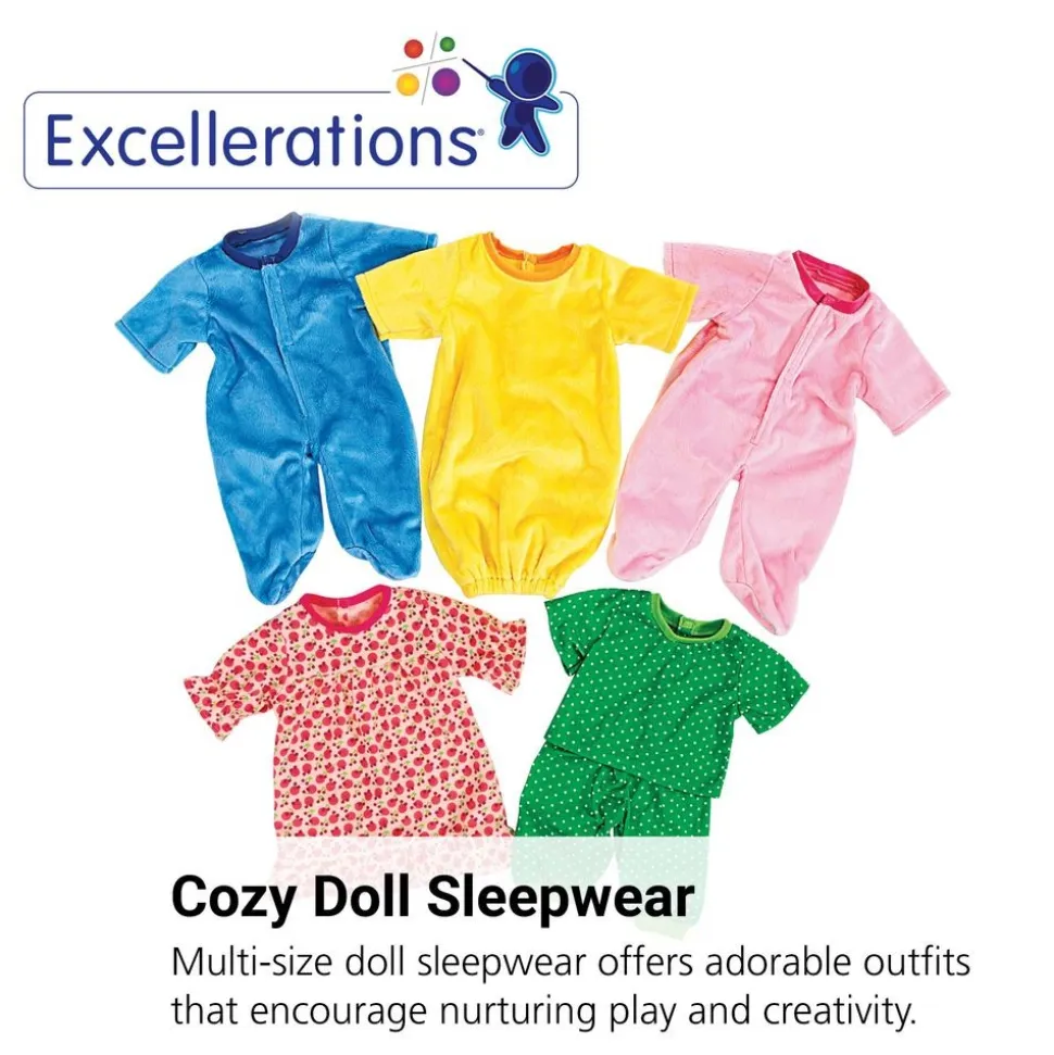 Excellerations 13"-17" Multi-Size Doll Sleepwear