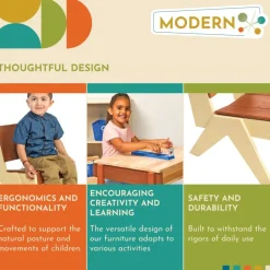 Excellerations® Natural Plywood Lounge Chair