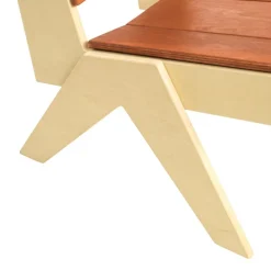 Excellerations® Natural Plywood Lounge Chair